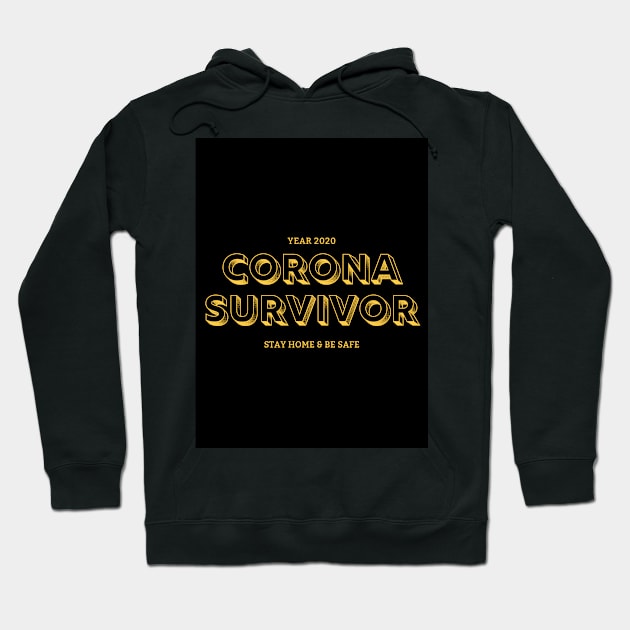 2020 Corona Survivor Hoodie by defoxie